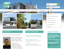 Tablet Screenshot of mairie-epron.fr